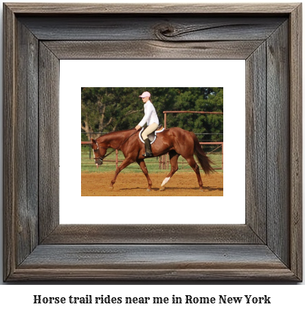 horse trail rides near me in Rome, New York